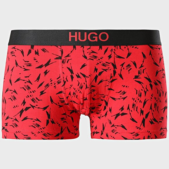 NWT HUGO BOSS Size Small Men’s Brother 2-Pack Trunks – Red & Black Low Rise - Picture 3 of 8